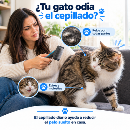 Estación de Aseo y Juego Interactivo para Gatos